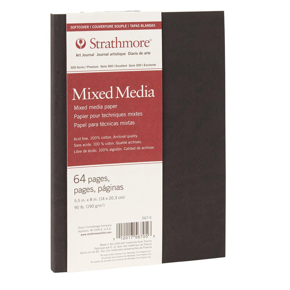 Strathmore 500 Series 5.5" x 8" Premium Art Journal, 64 Pages