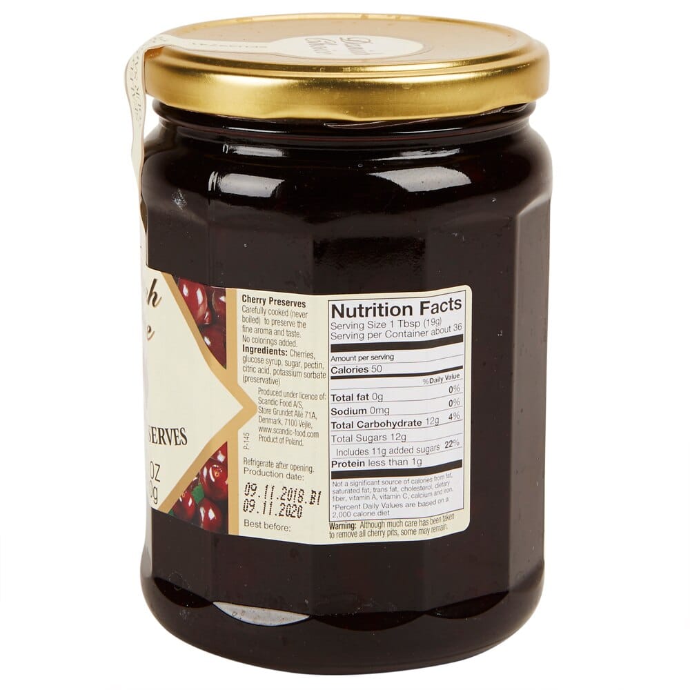 Danish Choice Cherry Preserve, 24 oz