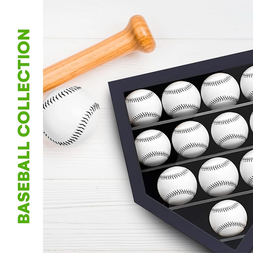Winbold 12-Baseball Display Case, Black
