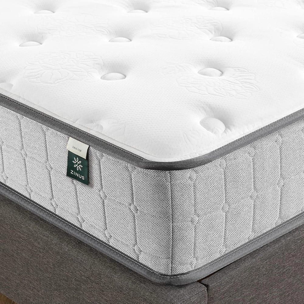 Zinus 10" Comfort Support Cooling Gel Hybrid Mattress, King