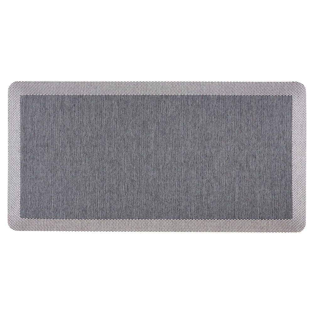 Blue Tweed Anti-fatigue Cushioned Mat with Non-Skid Backing, 20" x 39"
