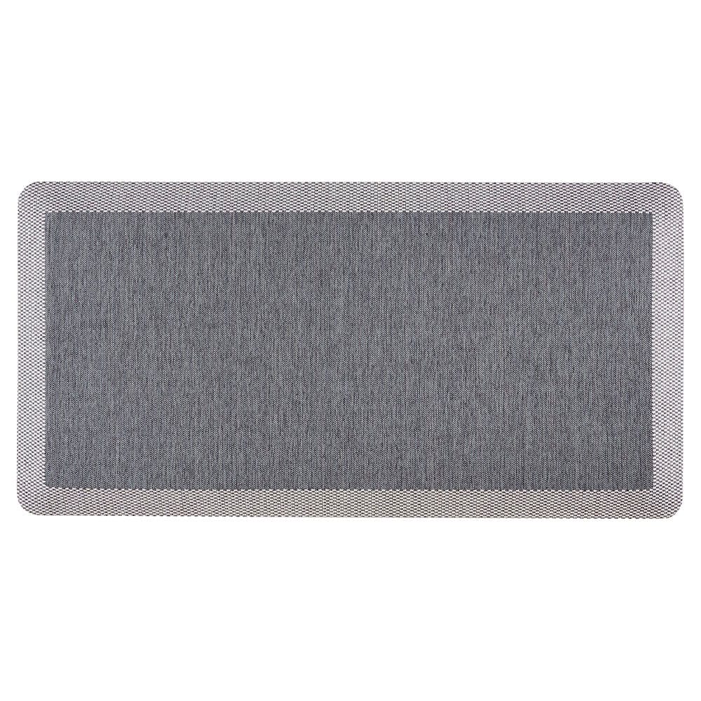 Blue Tweed Anti-fatigue Cushioned Mat with Non-Skid Backing, 20" x 39"