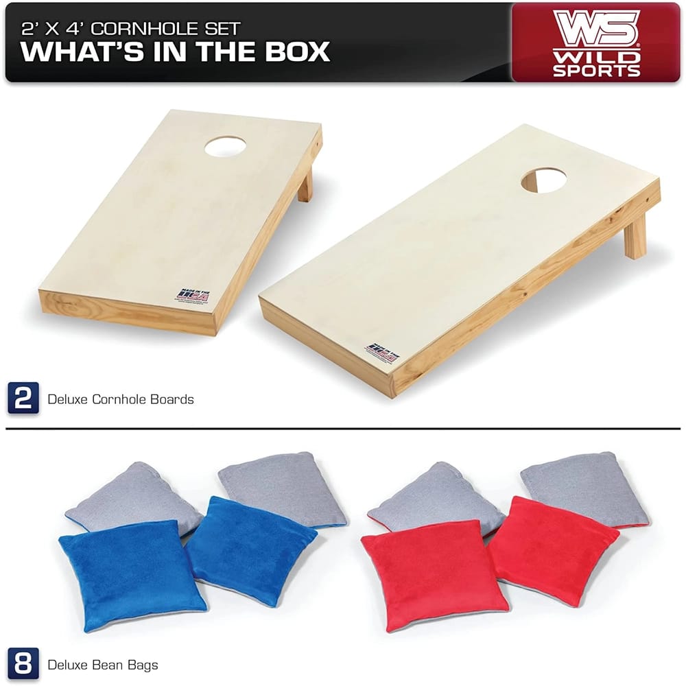 EastPoint Sports Wild Sports 2' x 4' Corn Hole Boards, Natural