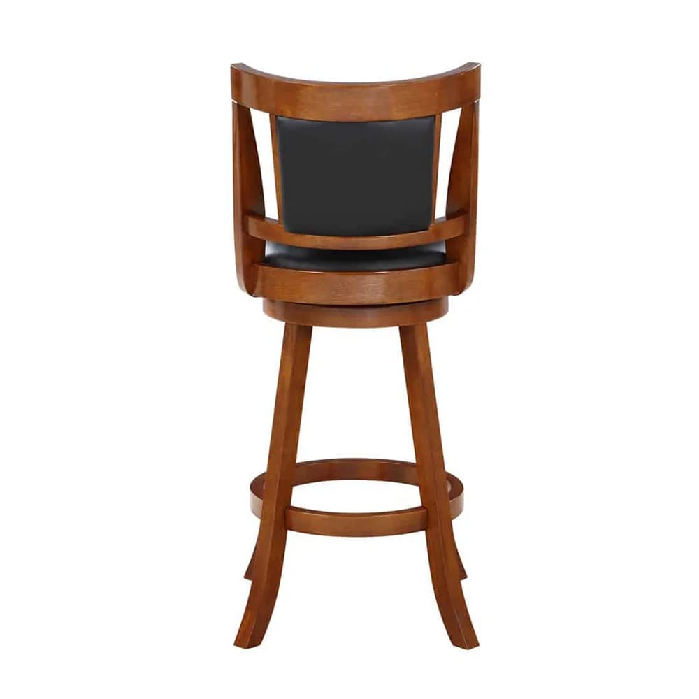 Avianna 24" Swivel Counter Stool, Walnut