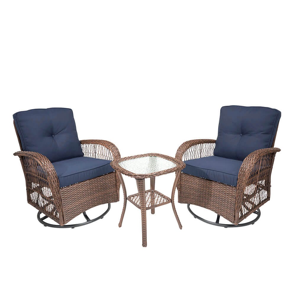 Castlecreek patio glider set 3 deals piece