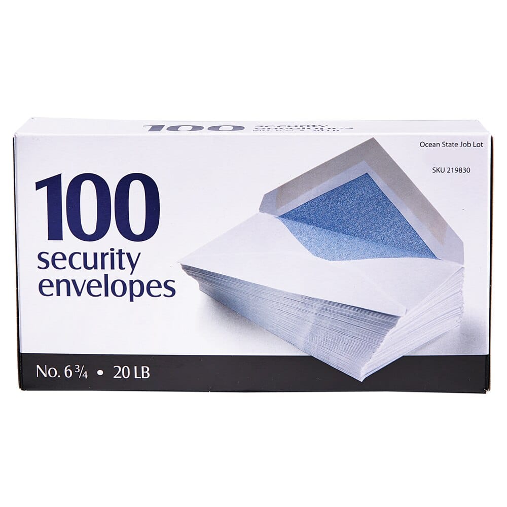 Security Envelopes, 100-Count