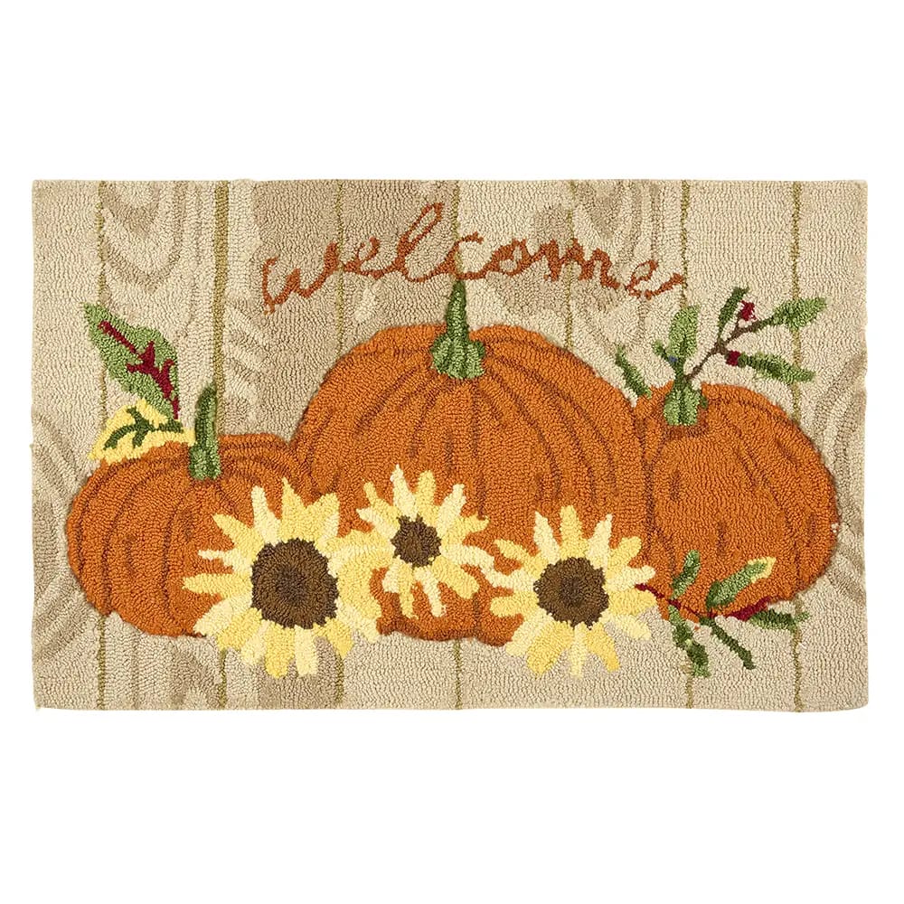 Nourison Hand Hooked Fall Accent Welcome Rug, 20" x 32"