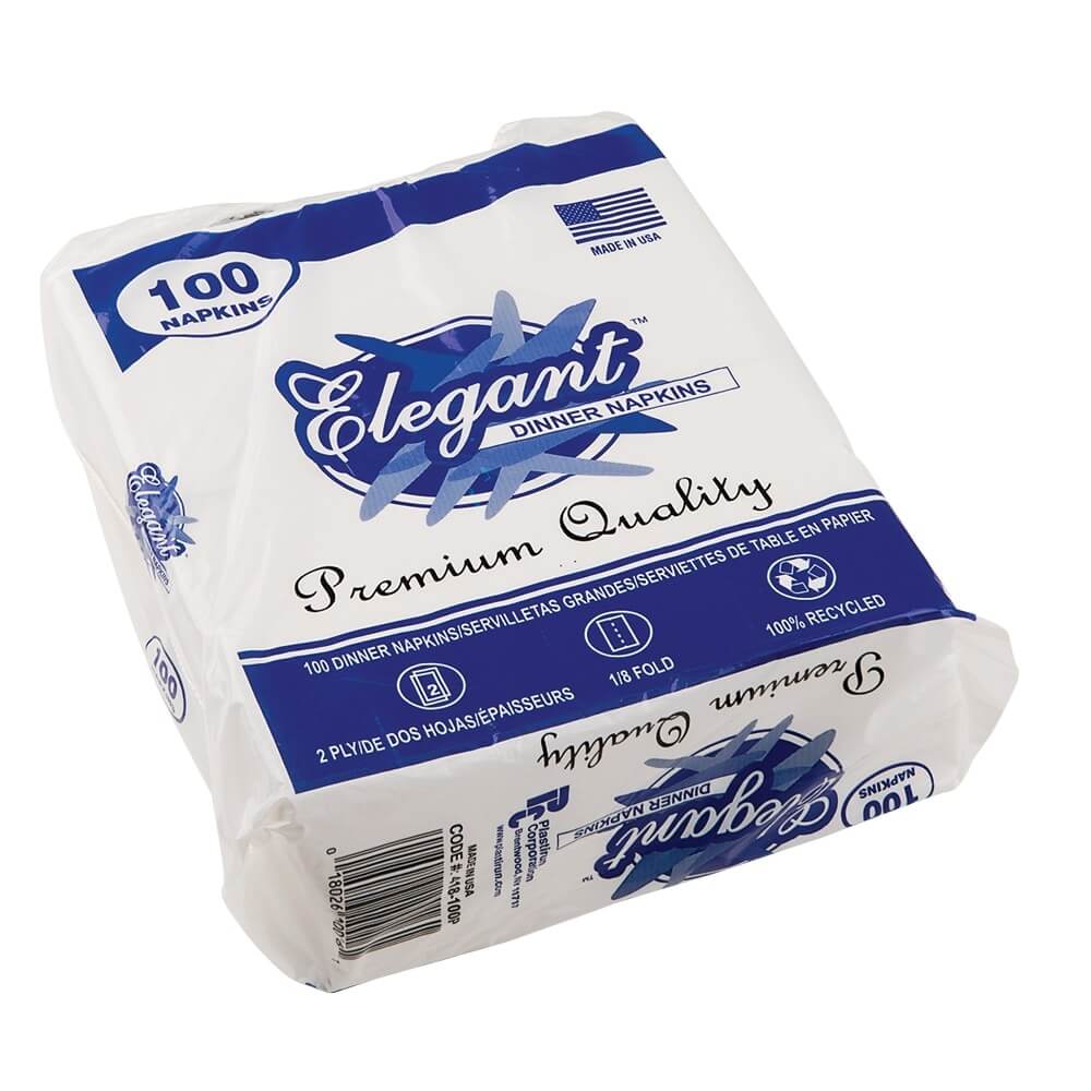 Elegant Paper Dinner Napkins, 100-Count