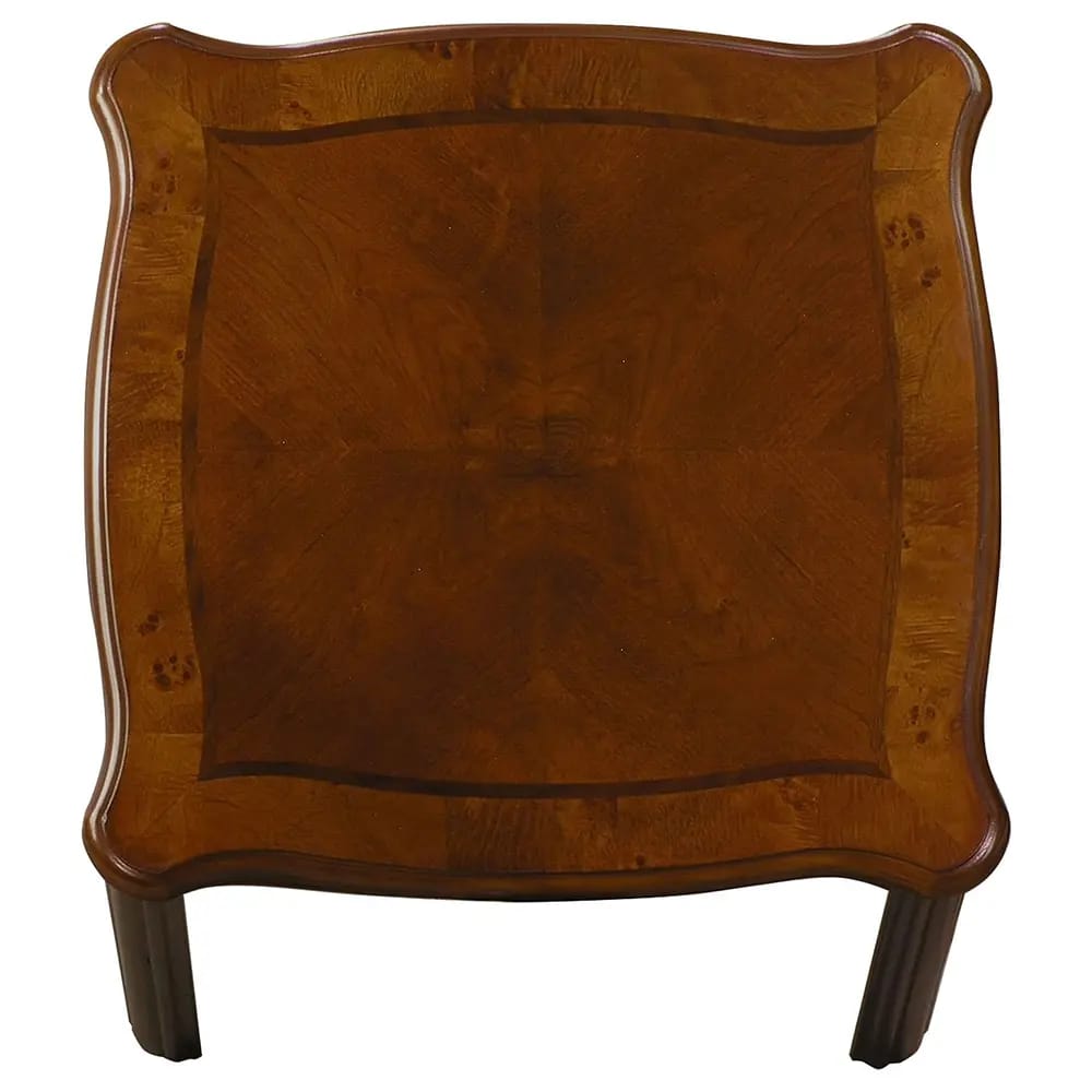 Fairview Game Rooms Traditional Square Tea Table, Brown