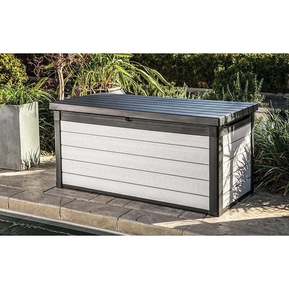 Keter 150 Gallon Denali Deck Box, Gray