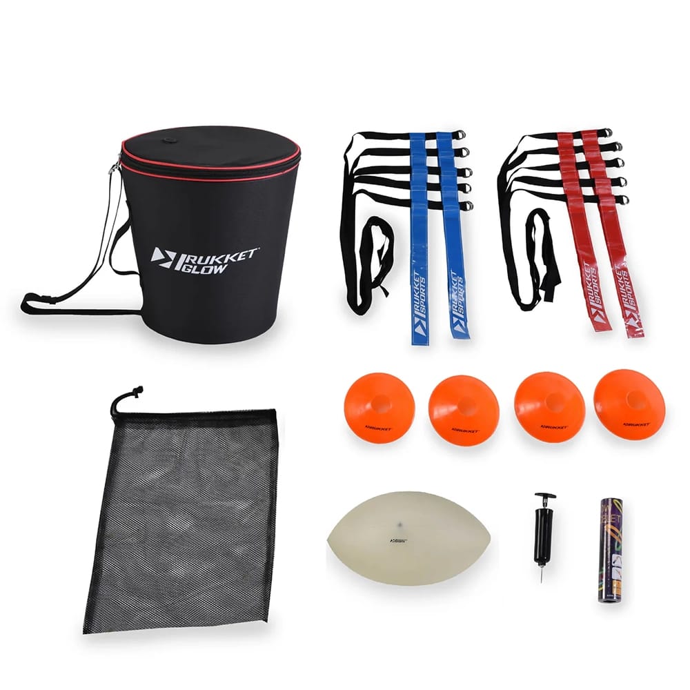 Rukket Sports Glow-in-the-Dark Flag Football Set with Quick Charger