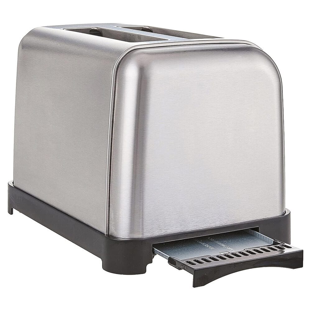 Cuisinart Classic 2-Slice Toaster, Stainless Steel/Black (Factory Refurbished)