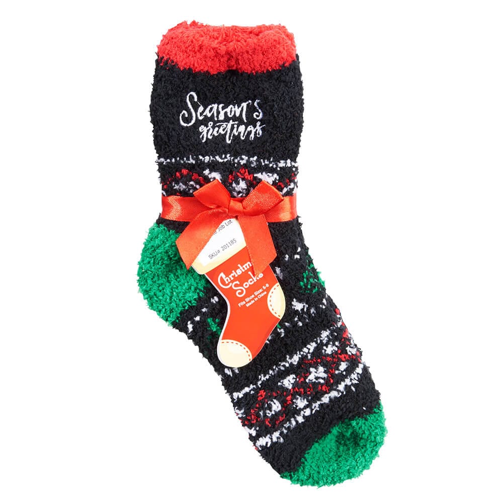Ladies Christmas Socks, 2 Pack