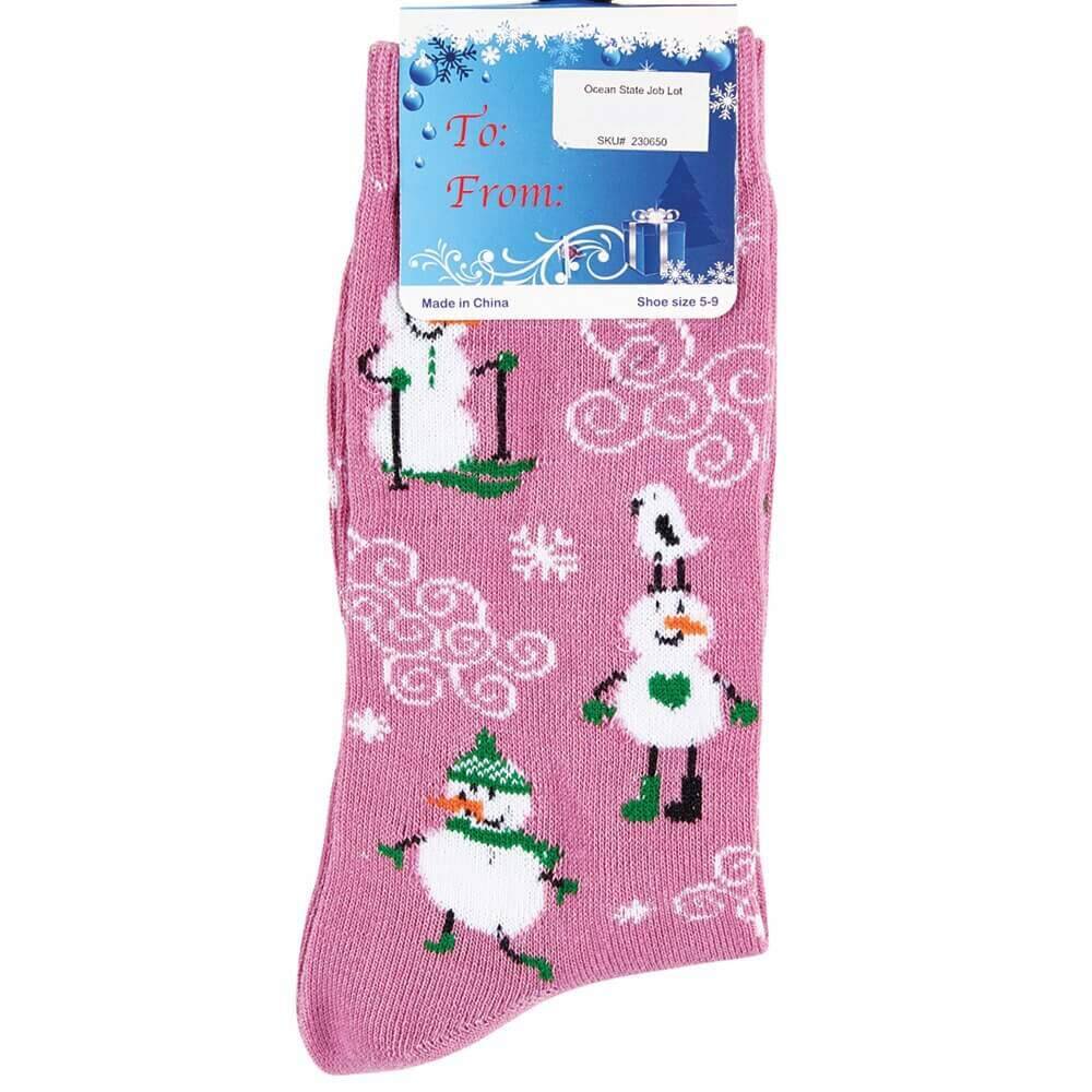 Women's Christmas Crew Socks