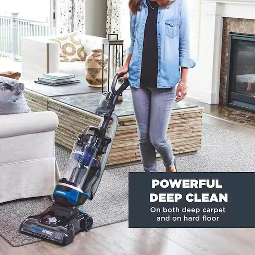 Eureka PowerSpeed Cord Rewind Upright Bagless Vaccum Cleaner