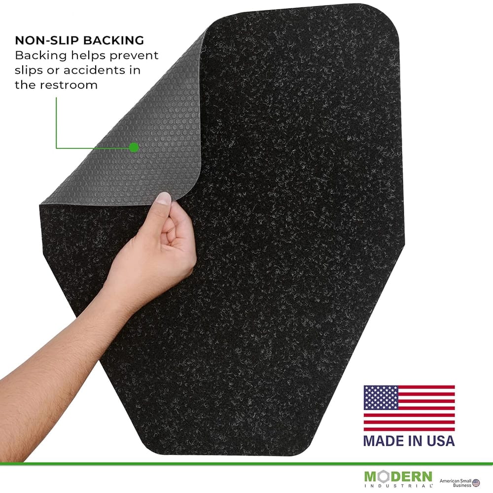Non-Slip Floor Urinal Mats, 6 Pack
