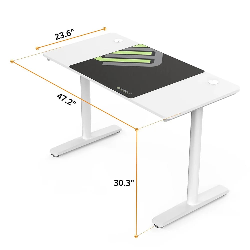 Eureka Ergonomic Office Desk, White