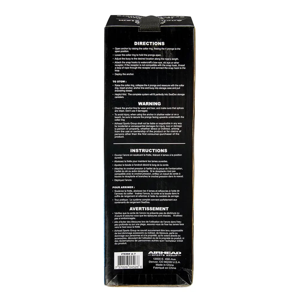 Airhead Folding Anchor System