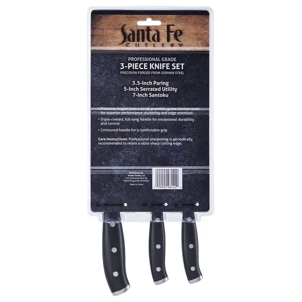 Santa Fe Professional Grade Knife Set, 3 Piece