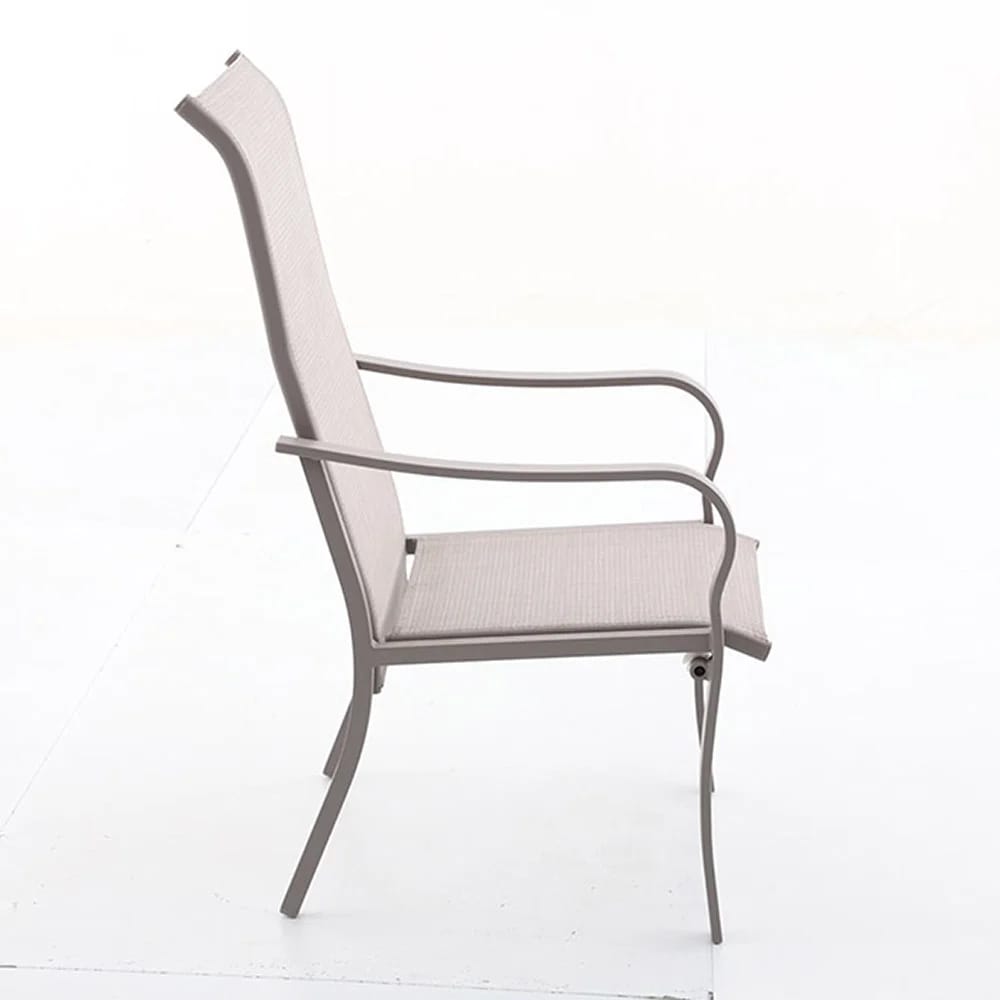 Aluminum Patio Chairs, Set of 2