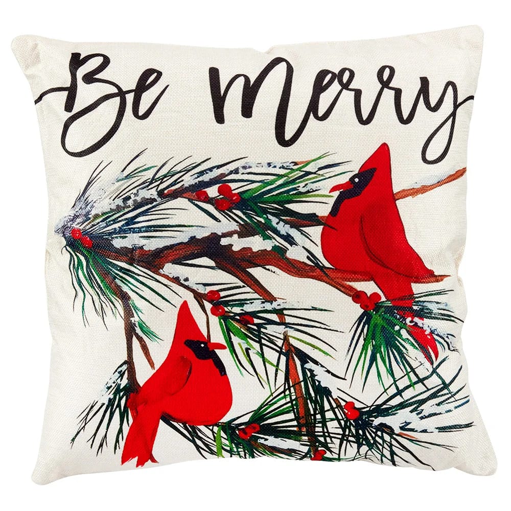 Assorted Christmas Pillow, 17" x 17"