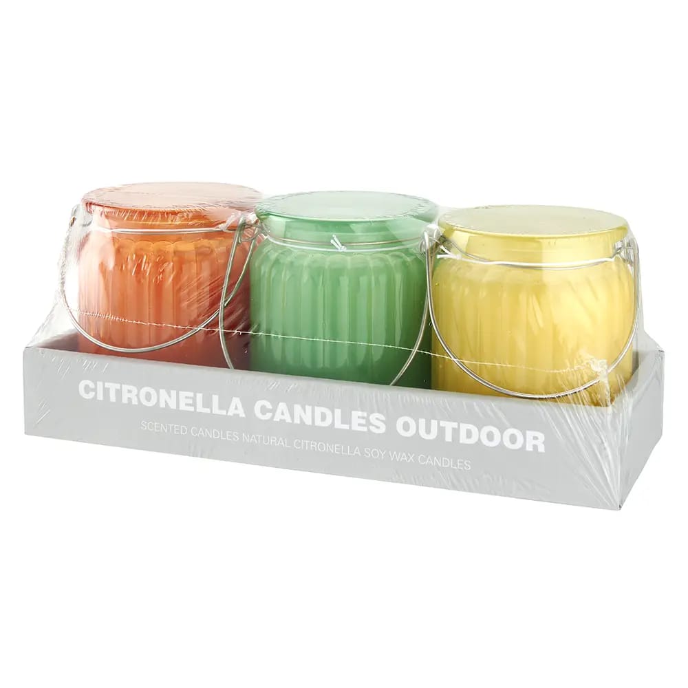 Citronella Candle 7.7oz, 3pk