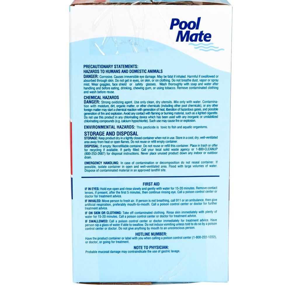 Pool Mate Quick Dissolving Pool Shock, 5 Pack