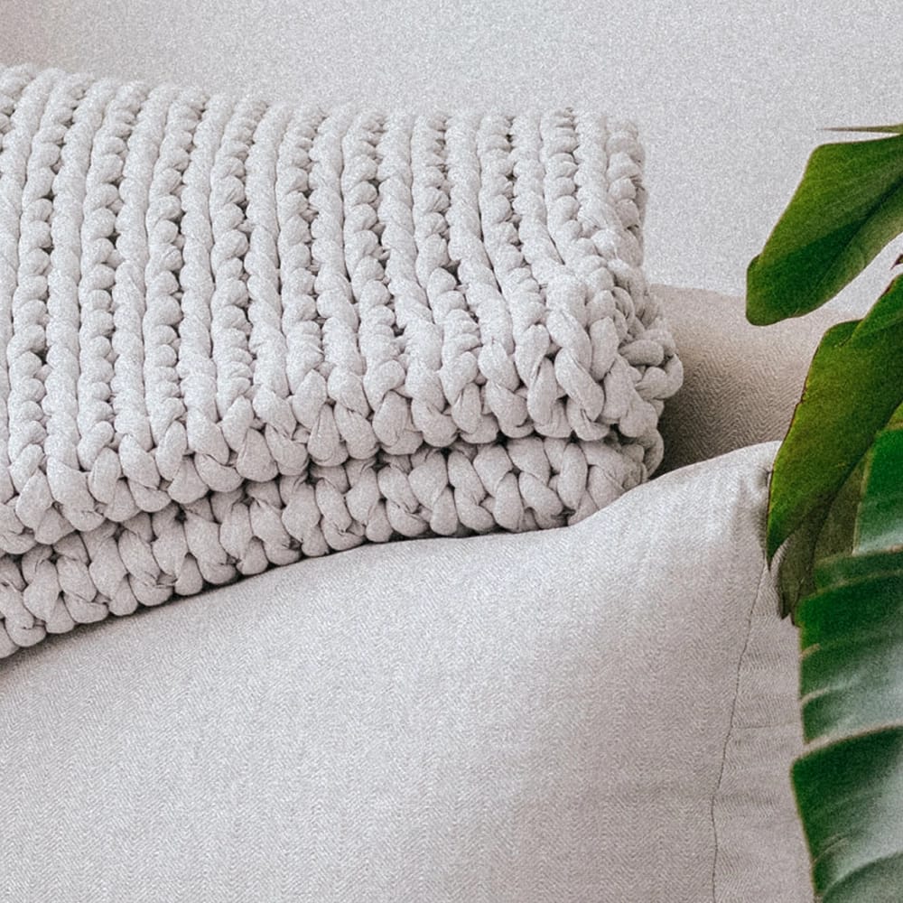 Lets Cuddle Weighted Blanket, Fog, 20 lbs