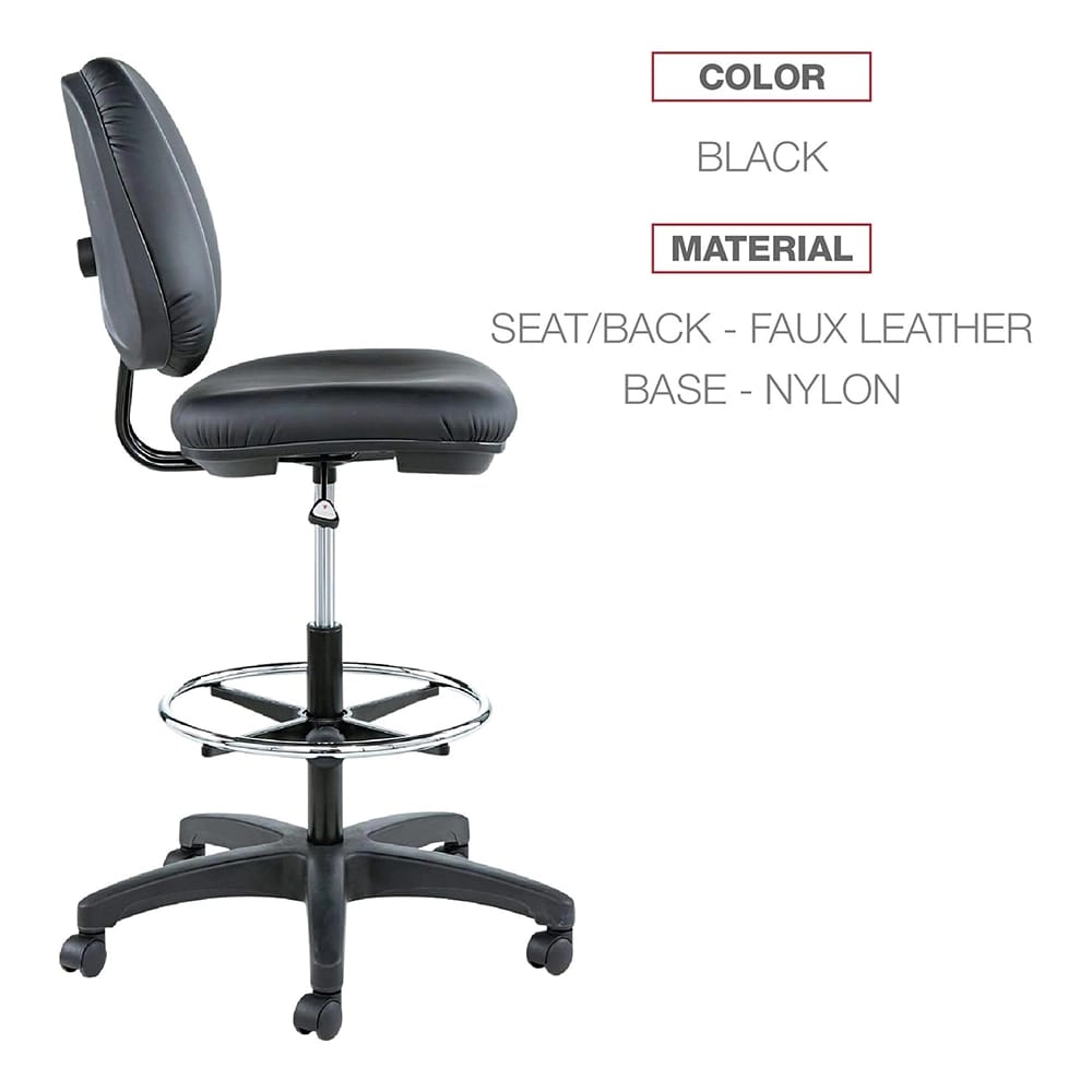 Alera Swivel Task Stool, Black