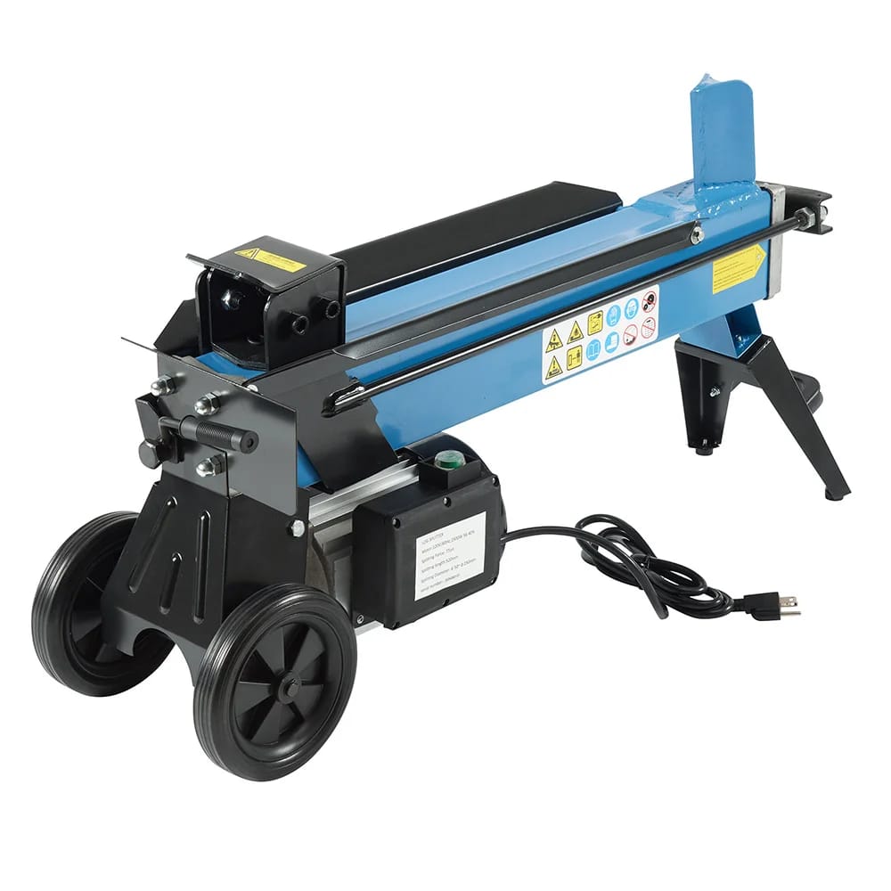 7-Ton Hydraulic Log Splitter, Blue