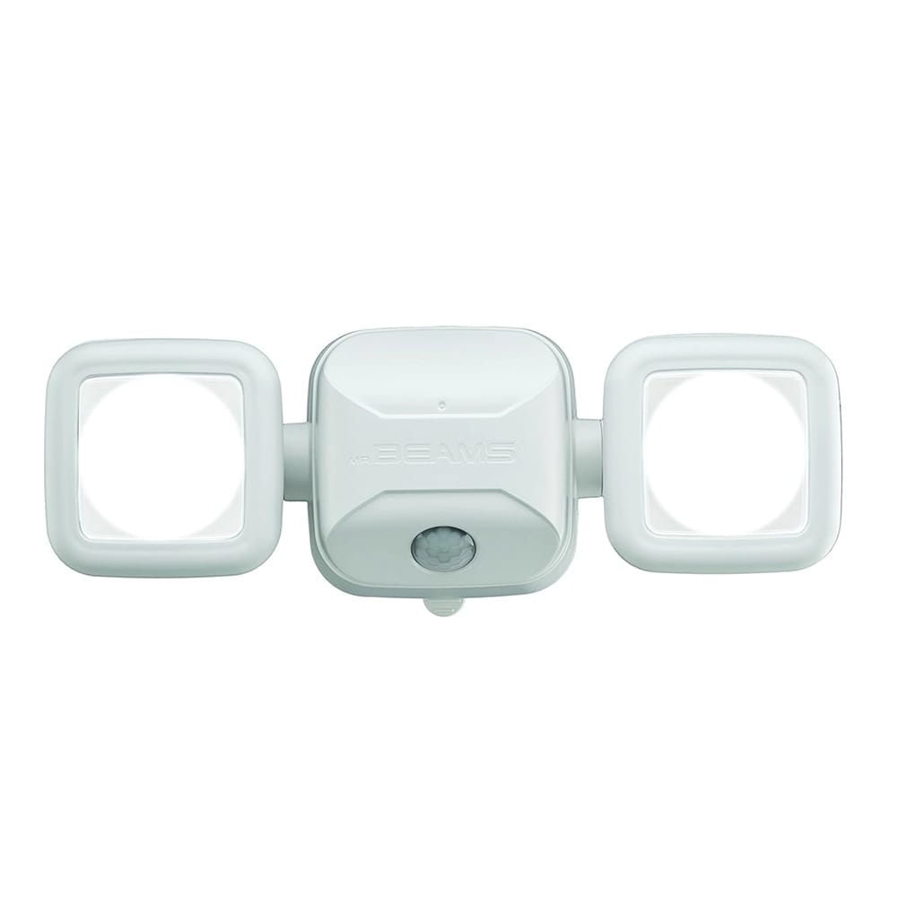 Mr. Beams 500 Lumen Wireless Motion Sensing LED Spotlight, White