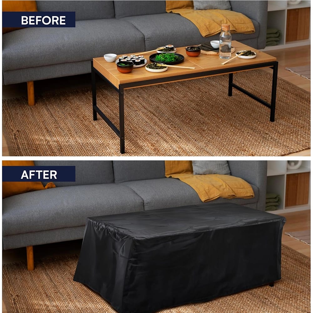 SteadyDoggie Outdoor Furniture Cover, Black, 47" x 47"