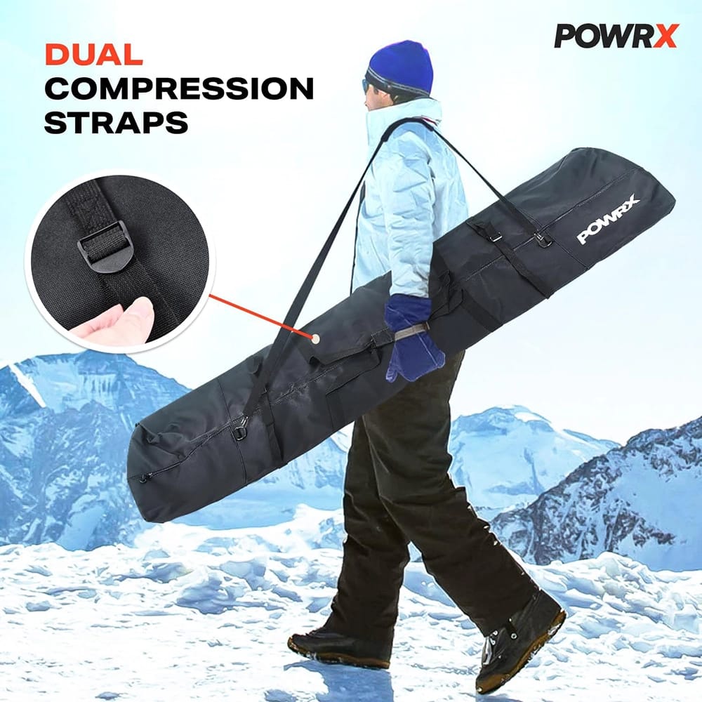 PowerX Padded Snowboard Bag, Black