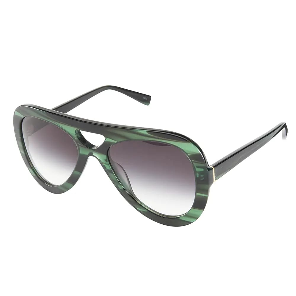 Derek Lam Charlotte Sunglasses, Green