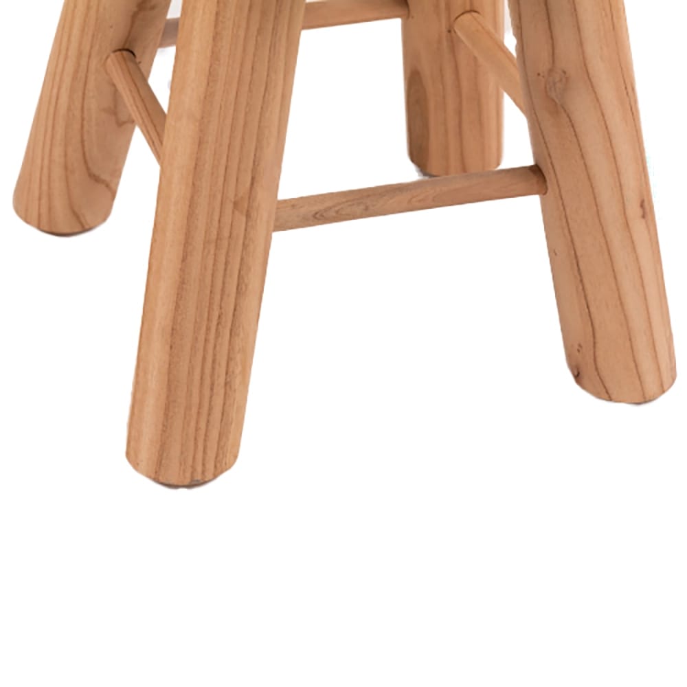 Albany Living 24" Upholstered Patterned Stool, Tan