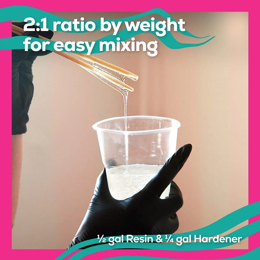 Roxy Epoxy Clear Epoxy Resin Kit, 3/4 Gal