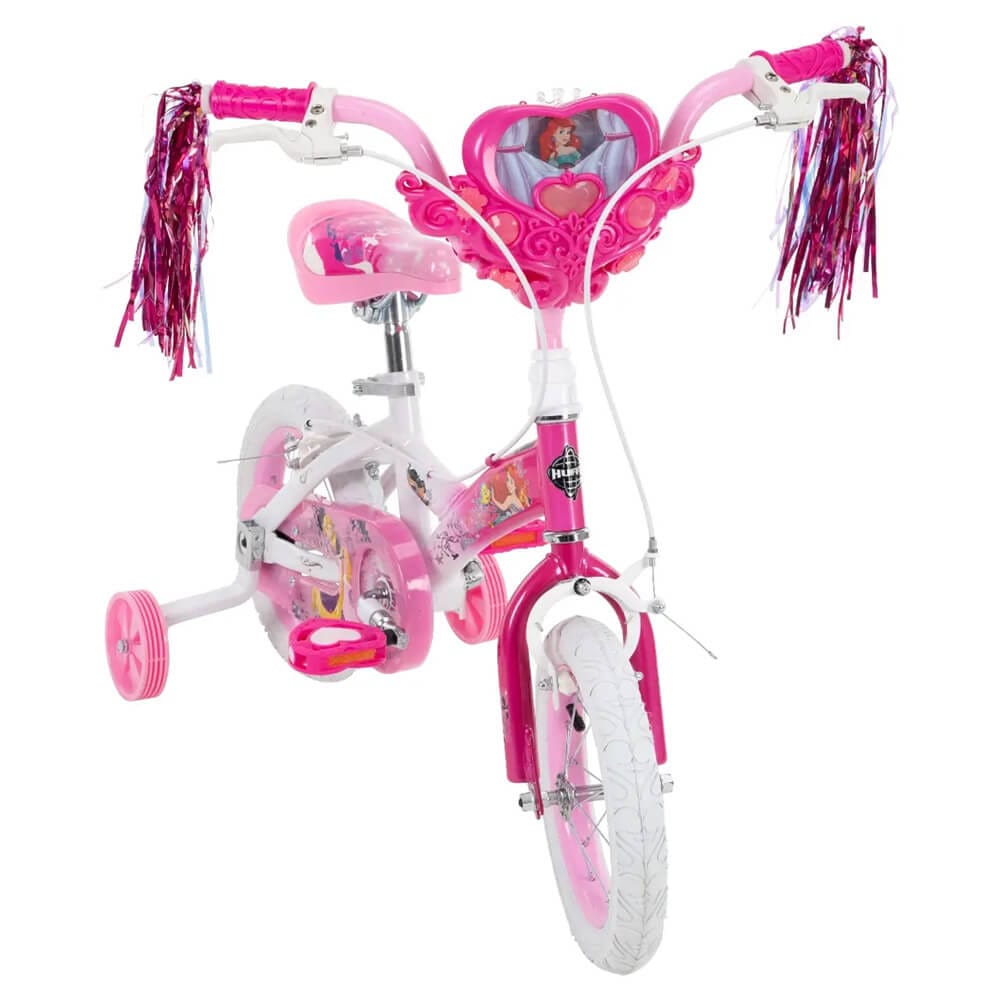 Huffy Disney Princess Kids' 12-Inch Quick Connect Bike, Pink