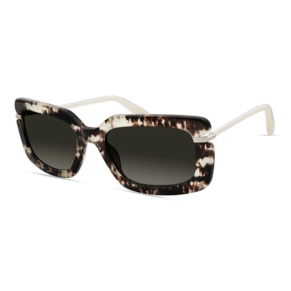 Derek Lam Nana Sunglasses, Gray Cloud Tortoise