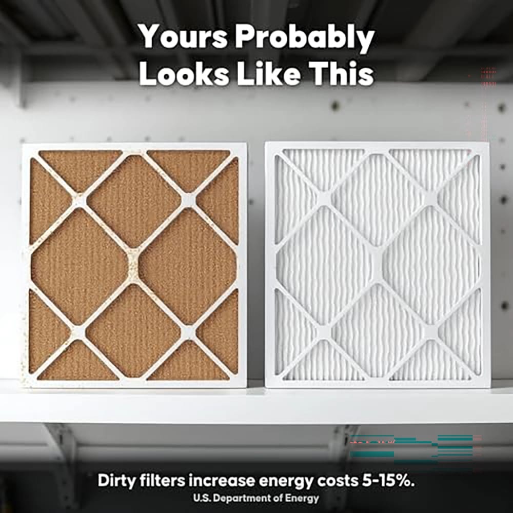 EcoAire 14" x 20" x 1" MERV 11 Pleated Air Filter, 3 Pack