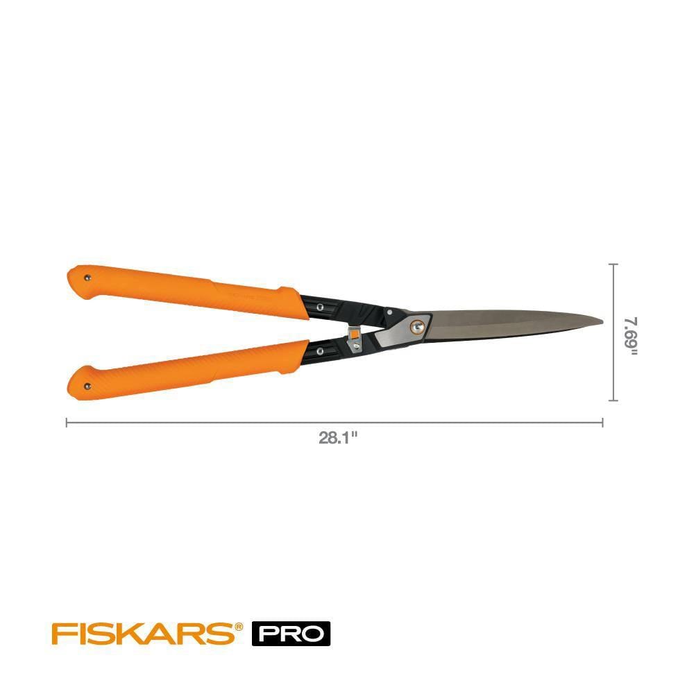 Fiskars Pro 9" Steel High Carbon Blades Aluminum Handled Hedge Shears