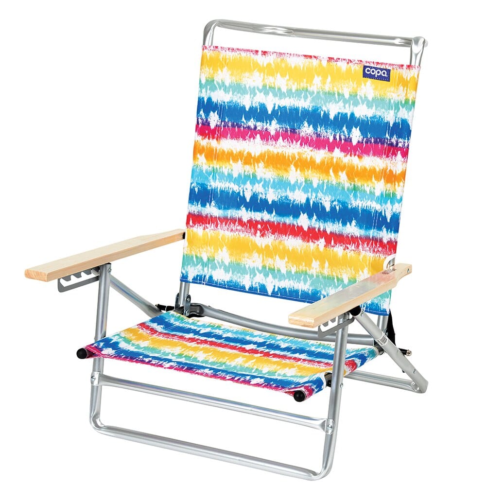 5-Position Copa Lay Flat Aluminum Beach Chair