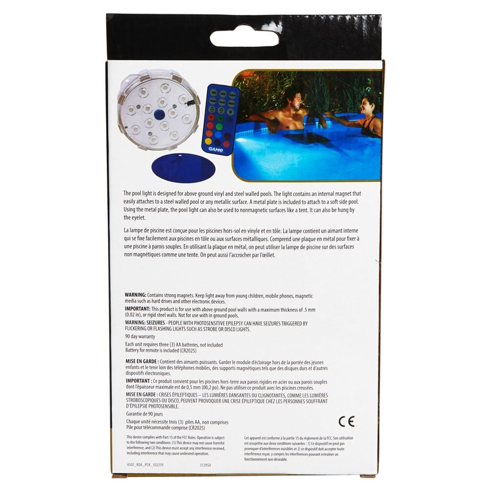 Waterproof Color Changing Pool Light