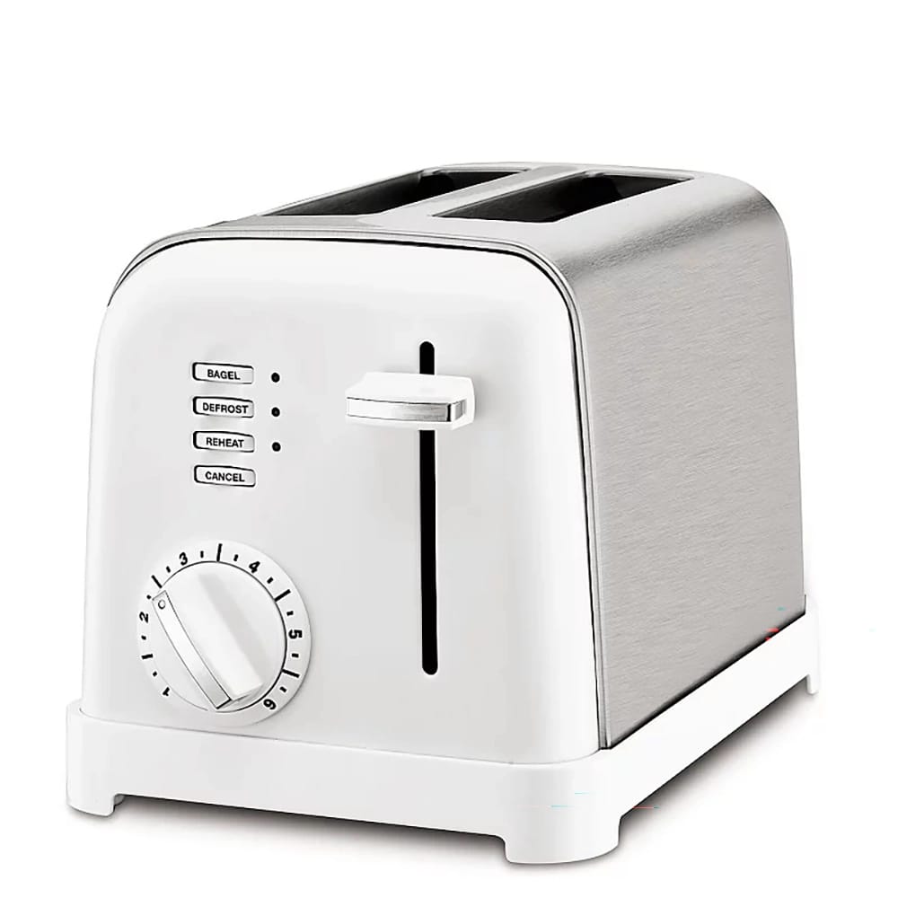 Cuisinart 2-Slice Classic Metal Toaster, Matte White