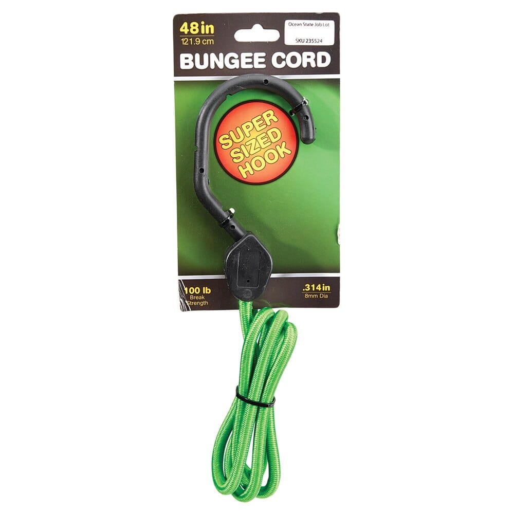 Super Size Hook Bungee Cord, 48"