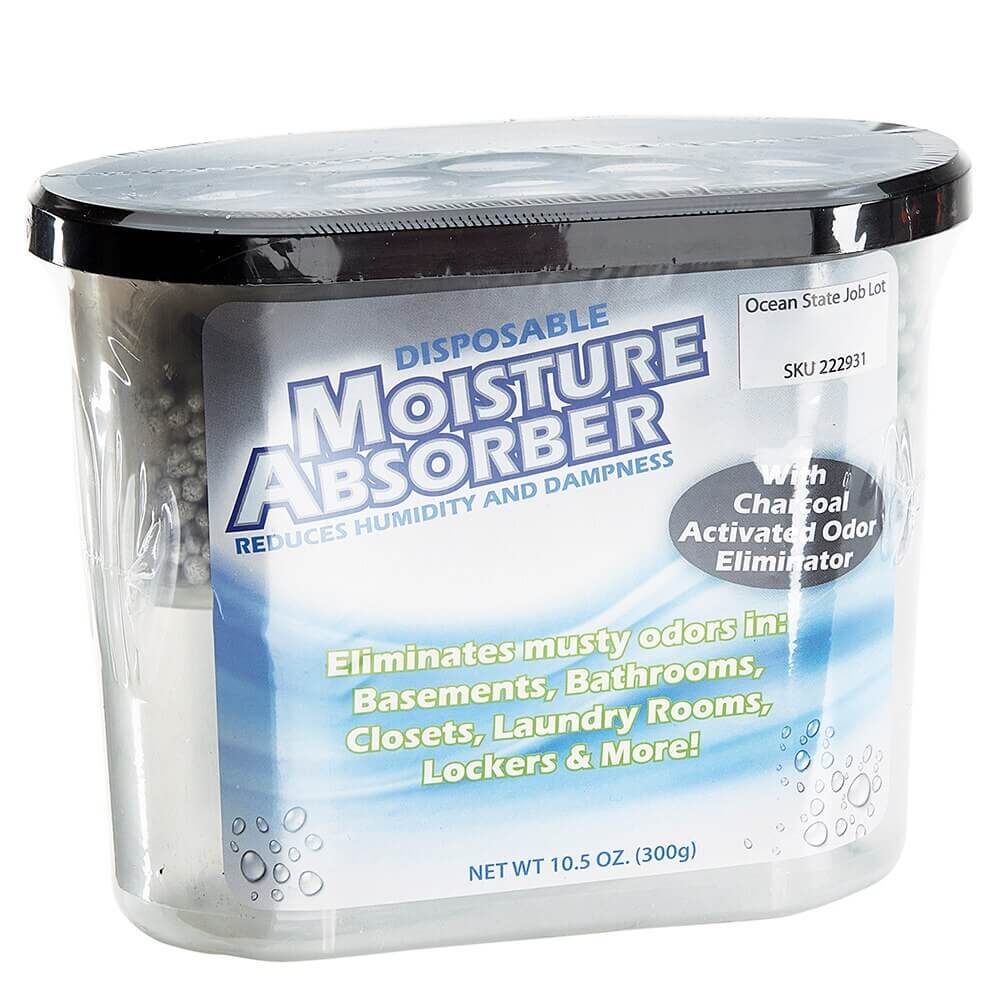 Moisture Absorber and Odor Eliminator with Charcoal, 10.5 oz