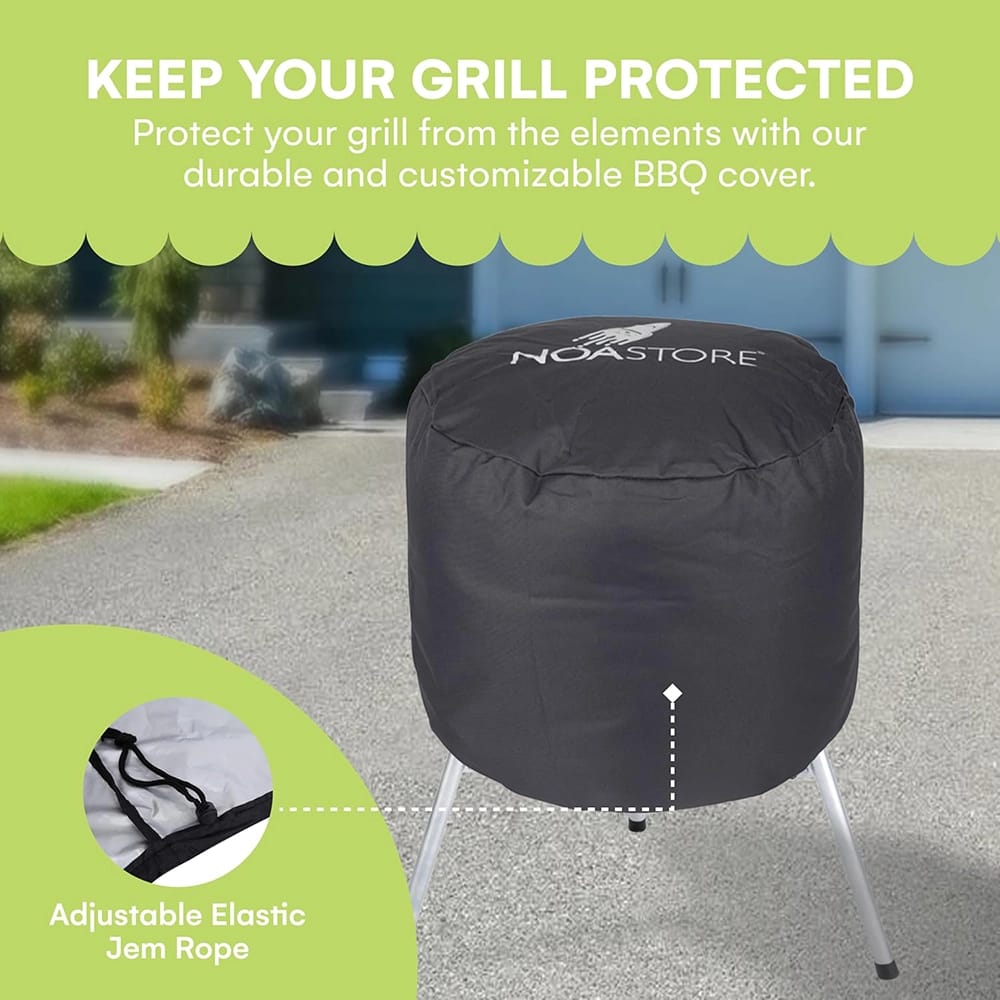 Noa Store 18" Grill Cover, Gray