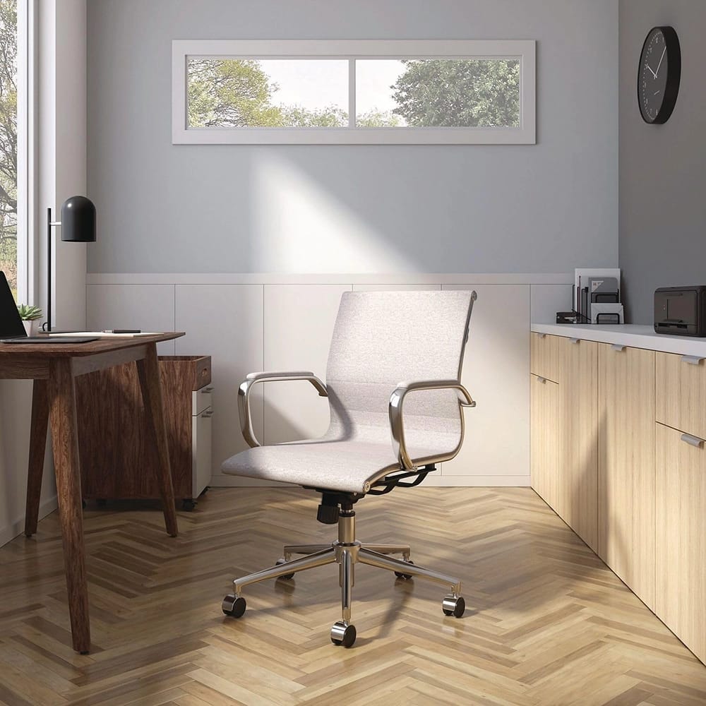 Alera Siskin Modern Office Desk Chair, Gray