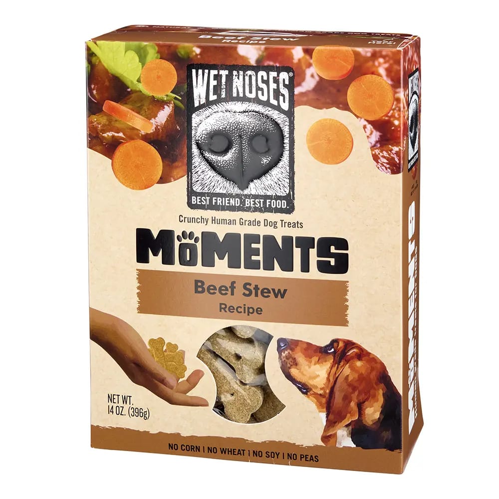 Wet Noses MoMents Beef Stew Dog Treats, 14 oz