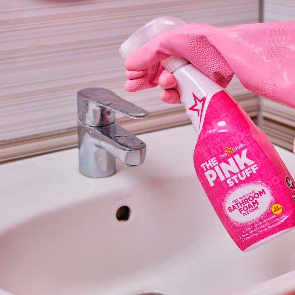 The Pink Stuff Miracle Bathroom Foam Cleaner, 25.36 oz