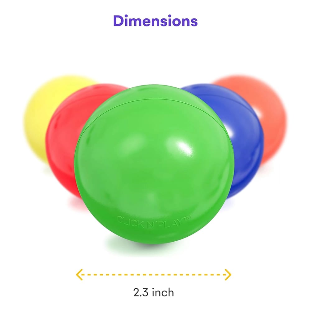 Click N' Play Ball Pit Balls, 200 Pack